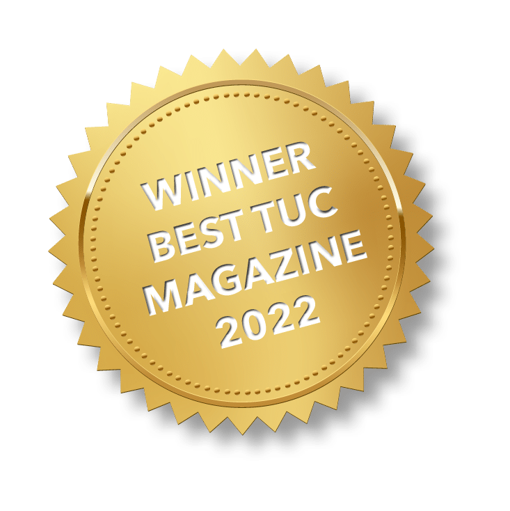 WINNER BEST TUC MAGAZINE 202