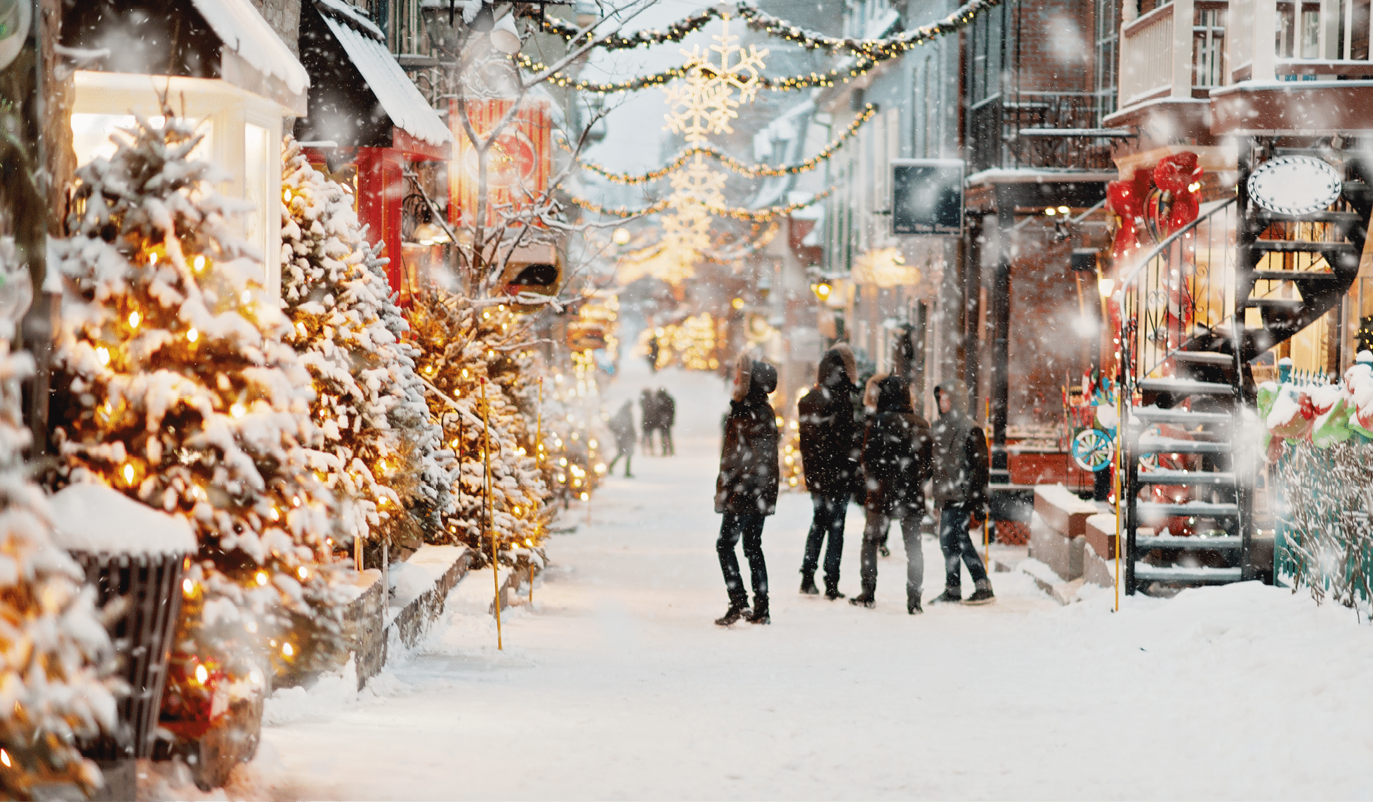 Winter day in old Quebec