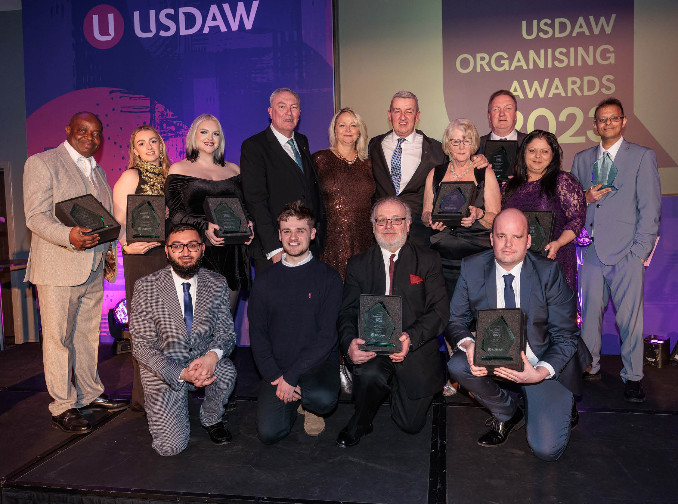 Usdaw Organising Awards 2023, Radisson Blu, Manchester Airport credit:  leeboswellphotography.com   