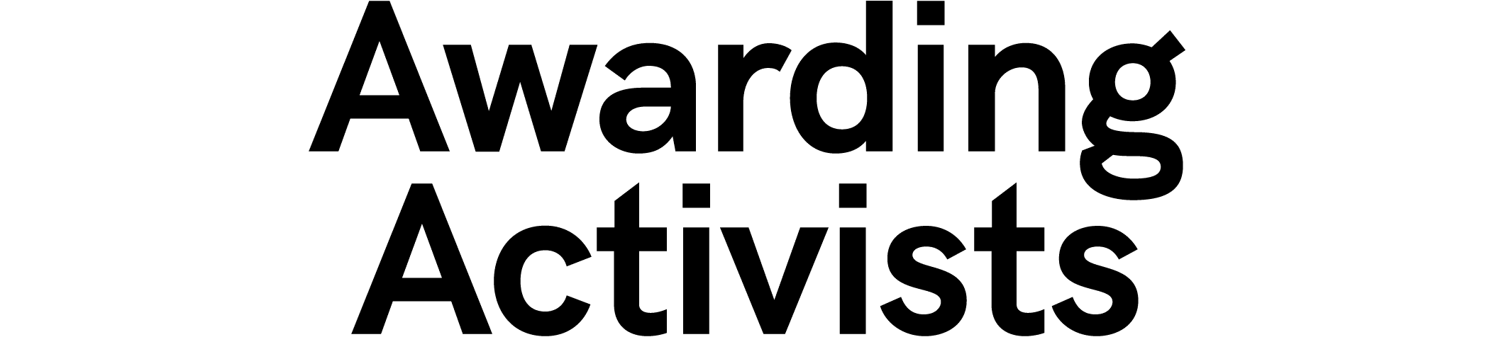 Awarding Activists
